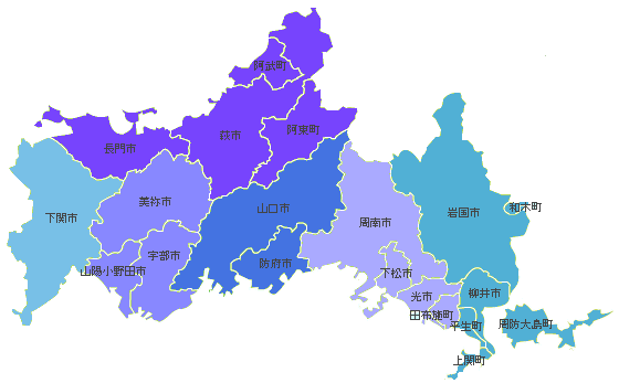 山口県地図